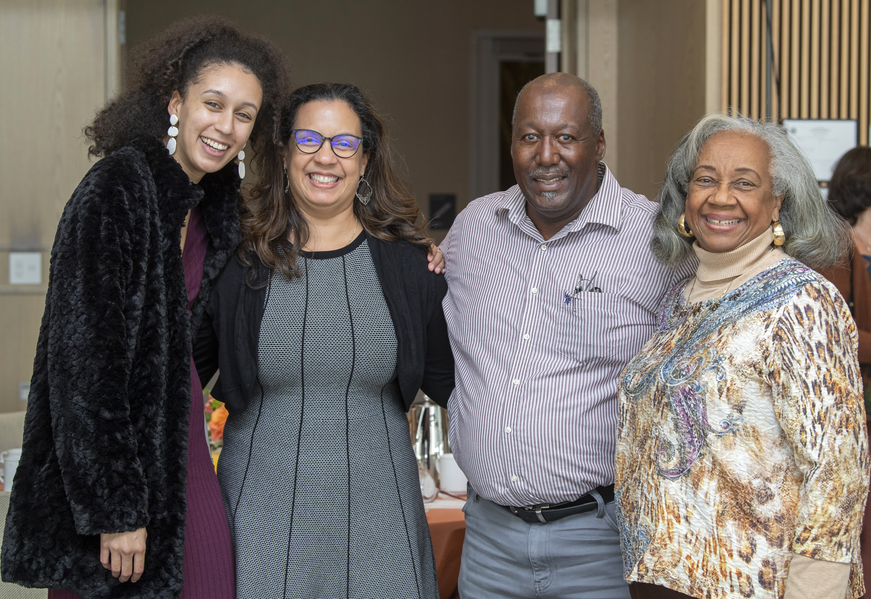 "Jim Banks with KDMS co-chair Heather Cogdell (second from left) and her family."